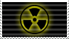a radioactive symbol.